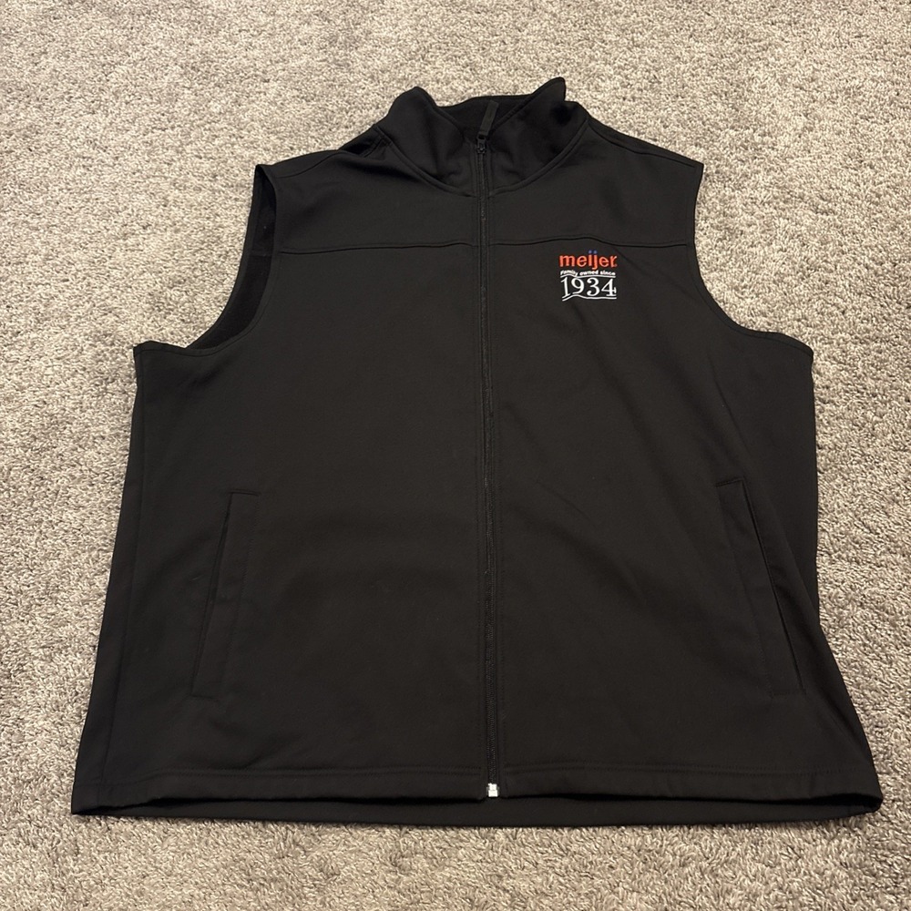 Meijer Employee Vest Unisex Adult 2XL Crew Member Team Member Jacket Softshell